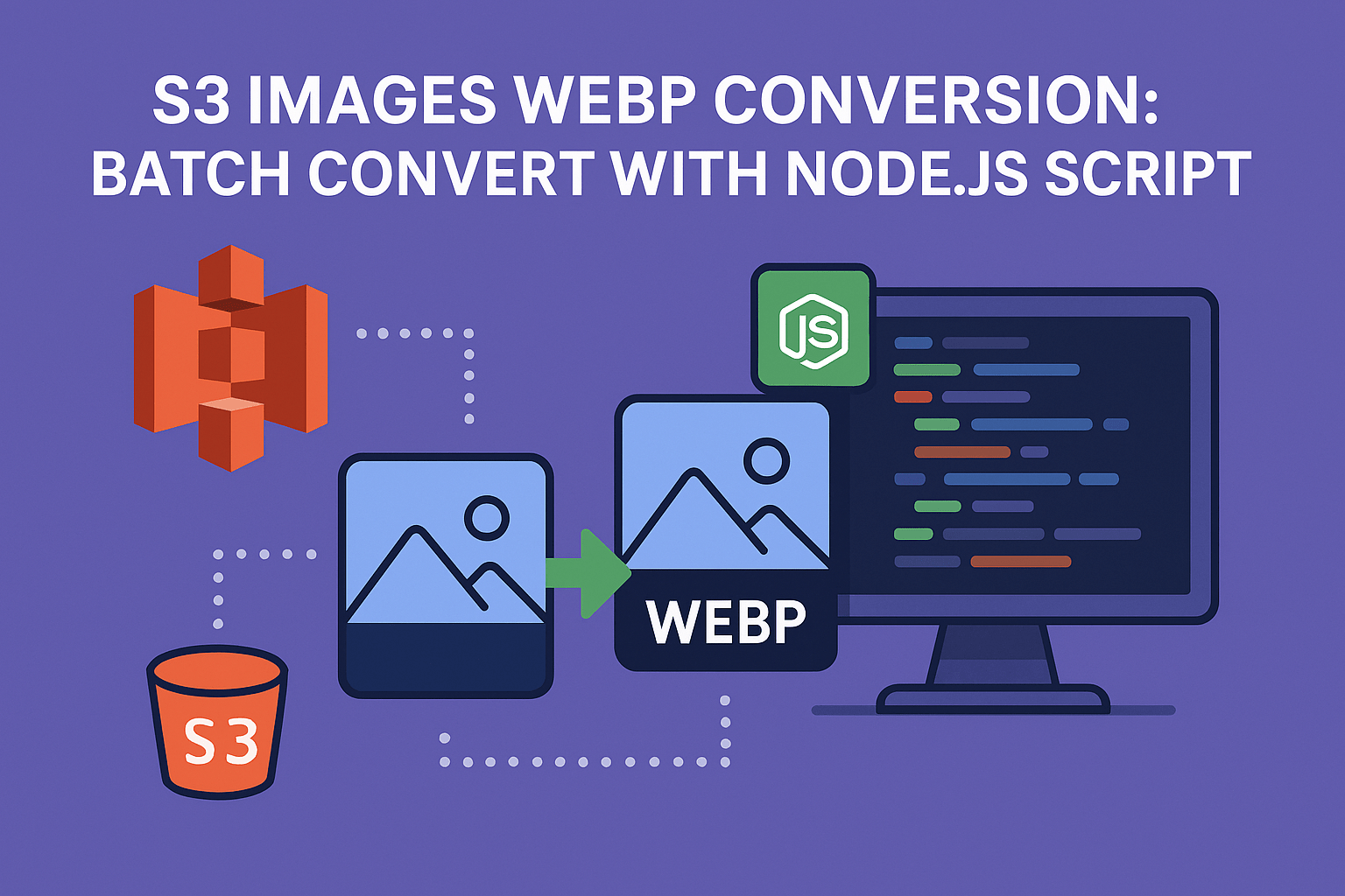 S3 Images WebP Conversion: Batch Convert with Node.js Script
